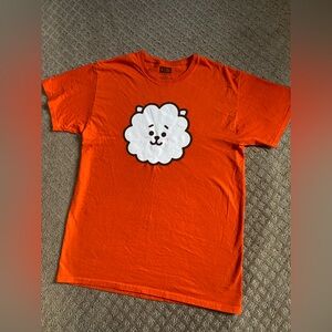 RJ BT21 T Shirt Orange size Medium